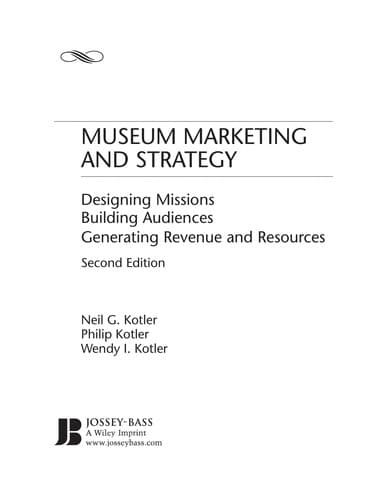 Cover of Museum marketing and strategy by Neil G. Kotler