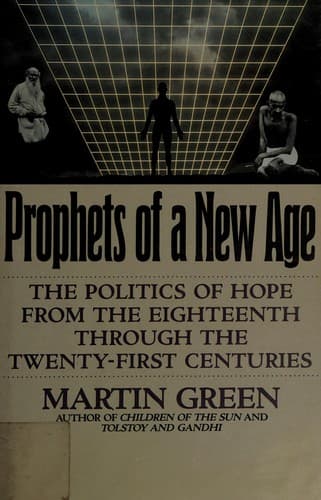 Cover of Prophets of a new age by Martin Burgess Green