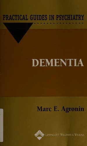 Cover of Dementia by Marc E. Agronin