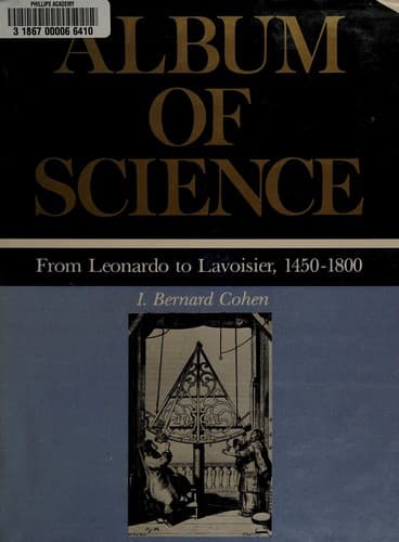 Cover of From Leonardo to Lavoisier, 1450-1800 by I. Bernard Cohen