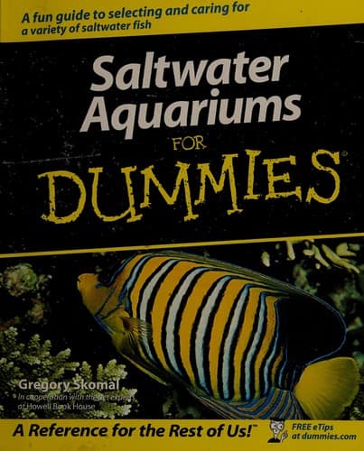 Cover of Saltwater aquariums for dummies by Gregory Skomal