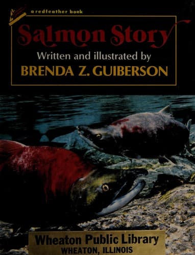 Cover of Salmon story by Brenda Z. Guiberson