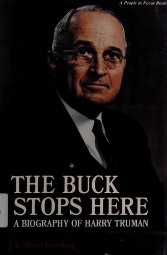 Cover of The buck stops here by Morrie Greenberg