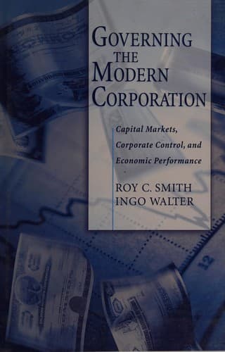 Cover of Governing the modern corporation by Smith, Roy C