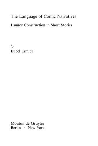 Cover of The language of comic narratives by Isabel Ermida