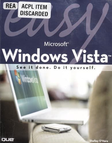 Cover of Easy Microsoft Windows Vista by Shelley O'Hara