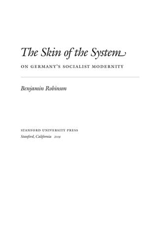 Cover of The skin of the system by Benjamin Robinson