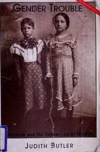 Cover of Gender Trouble by Judith Butler