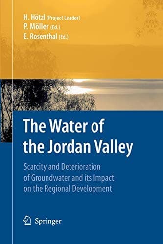 Cover of The water of the Jordan Valley by Heinz Hötzl