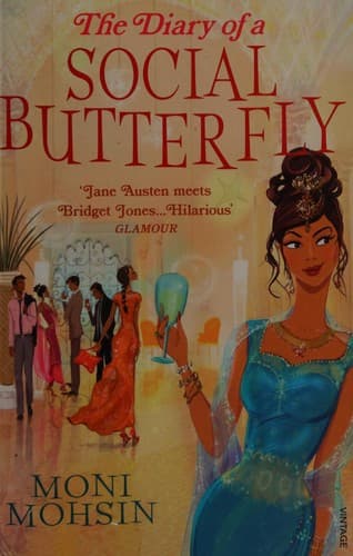 Cover of The diary of a social butterfly by Moni Mohsin