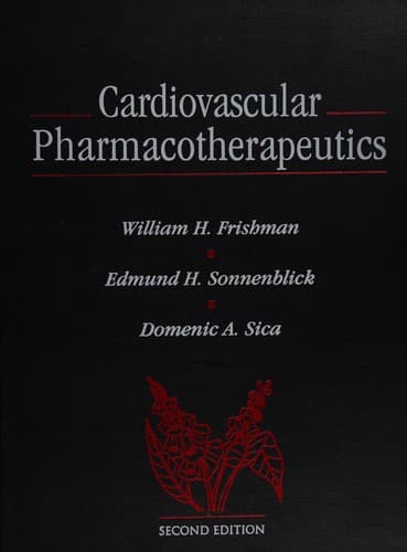 Cover of Cardiovascular pharmacotherapeutics by William H. Frishman