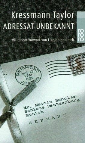 Cover of Address Unknown by Kathrine Kressmann Taylor