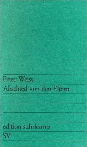 Cover of Abschied von den Eltern by Peter Weiss