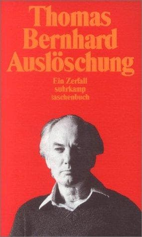 Cover of Auslöschung by Thomas Bernhard