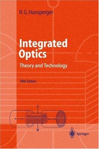 Cover of Integrated optics by Robert G. Hunsperger