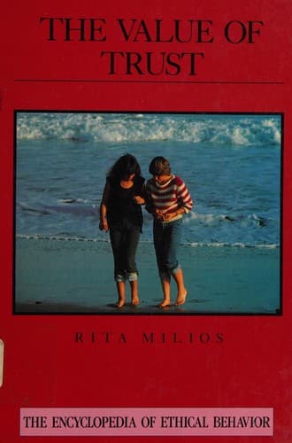 Cover of The value of trust by Rita Milios