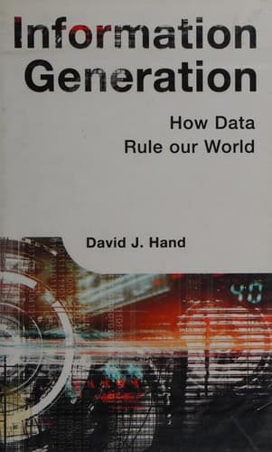Cover of Information generation by D. J. Hand