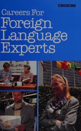Cover of Careers for foreign language experts by Russell Shorto