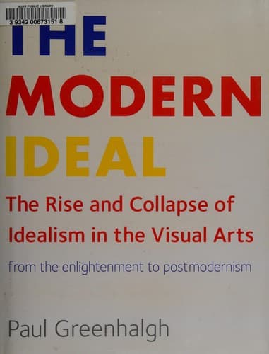 Cover of The modern ideal by Paul Greenhalgh