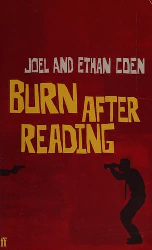 Cover of Burn after reading by Ethan Coen