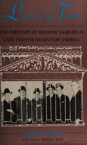 Cover of Lives in trust by George E. Marcus