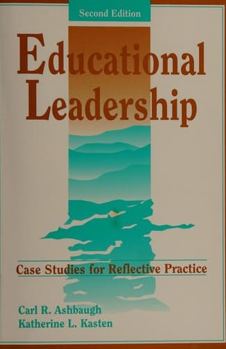 Cover of Educational leadership by Carl R. Ashbaugh