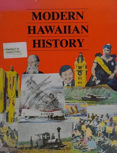 Cover of Modern Hawaiian History by Ann Rayson