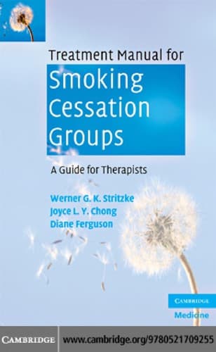Cover of Treatment manual for smoking cessation groups by Werner G. K. Stritzke