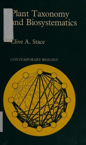 Cover of Plant taxonomy and biosystematics by Stace, Clive A