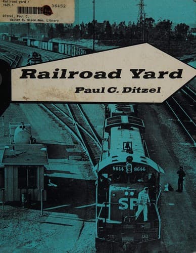 Cover of Railroad yard by Paul C. Ditzel