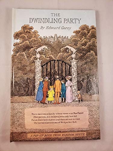 Cover of The dwindling party by Edward Gorey