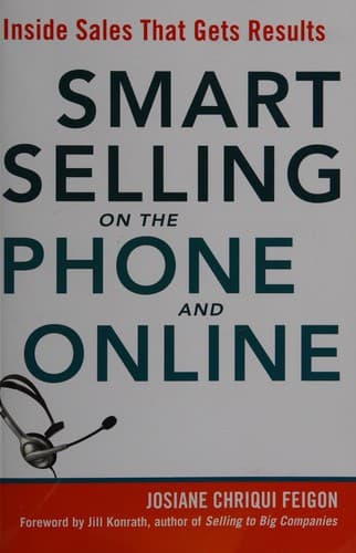 Cover of Smart selling on the phone and online by Josiane Chriqui Feigon