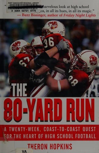 Cover of The eighty-yard run by Theron Hopkins