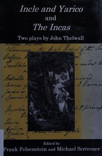 Cover of Incle and Yarico and The Incas : two plays by Thelwall, John