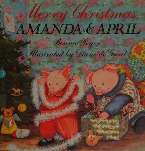 Cover of Merry Christmas, Amanda & April by Bonnie Pryor