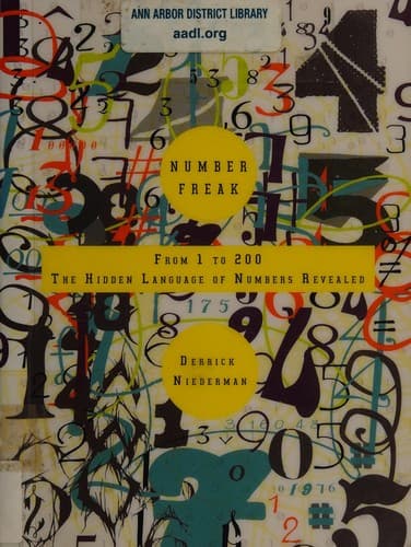 Cover of Number freak by Derrick Niederman