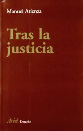 Cover of Tras la justicia by Manuel Atienza