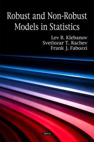 Cover of Robust and non-robust models in statistics by L. B. Klebanov