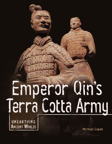 Cover of Emperor Qin's Terra Cotta army by Michael Capek