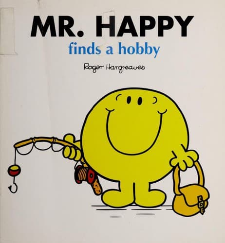 Cover of Mr. Happy Finds a Hobby by Roger Hargreaves