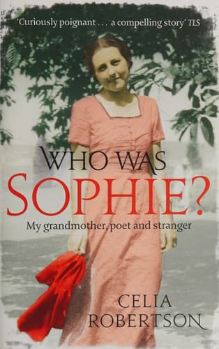 Cover of Who was Sophie? by Celia Robertson