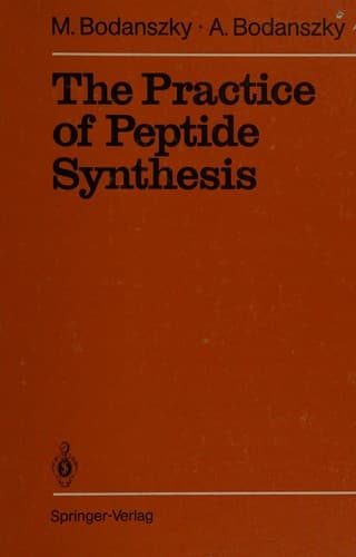 Cover of The practice of peptide synthesis by Miklos Bodanszky