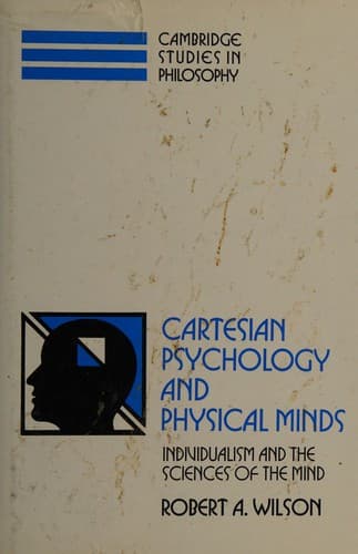 Cover of Cartesian psychology and physical minds by Robert Anton Wilson