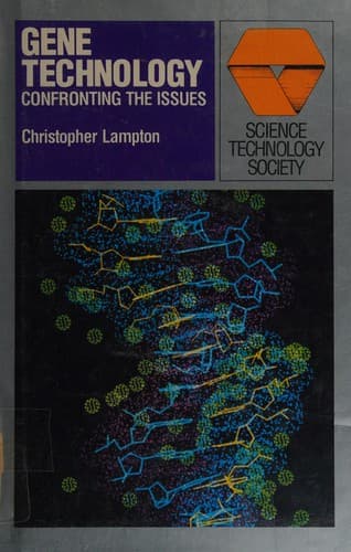 Cover of Gene technology by Christopher Lampton