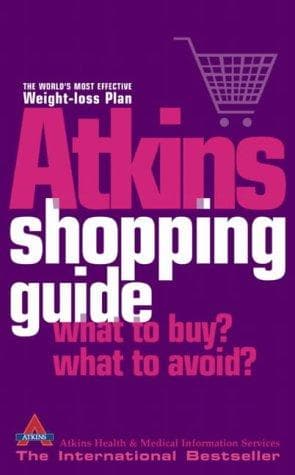 Cover of The Atkins Shopping Guide by Atkins Health & Medical Information Services
