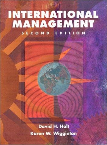 Cover of International management by David H. Holt