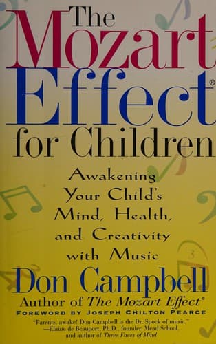 Cover of The Mozart effect for children by Campbell, Don G