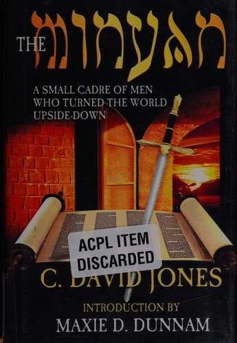 Cover of The minyan by C. David Jones