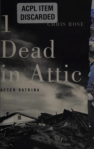 Cover of 1 dead in attic by Chris Rose