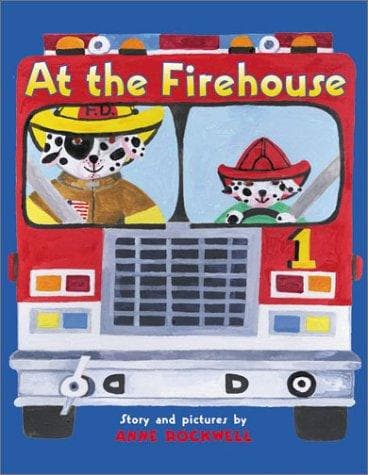 Cover of At the firehouse by Anne F. Rockwell